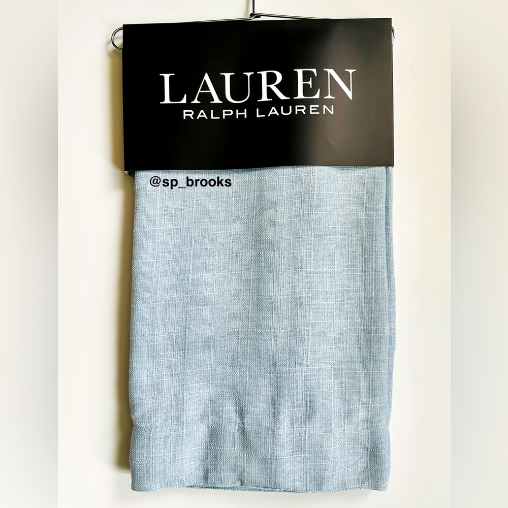 🎁LAUREN Ralph Lauren 2 Back Tab Rod Pocket Curtain Panels - 54” x 84” - Hartford